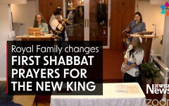 Prayers for the new King Charles III were said at Finchley Progressive Synagogue in north London last weekend (Photo: FPS via social media) Prayers for the new King Charles III were said at Finchley Progressive Synagogue in north London last weekend (Photo: FPS via social media)