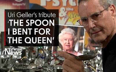 Uri Geller recounts he bent spoons for the Queen and Prince Philip
