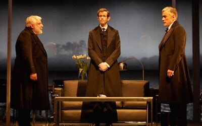 Simon Russell Beale, Adam Godley and Ben Miles in the National Theatre production of The Lehman Trilogy