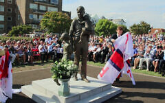 Trevor Chadwick's memorial in Swanage.