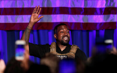 Rapper Kanye West, pictured holding a rally in South Carolina in July 2020 (Photo: Reuters/Randall Hill)