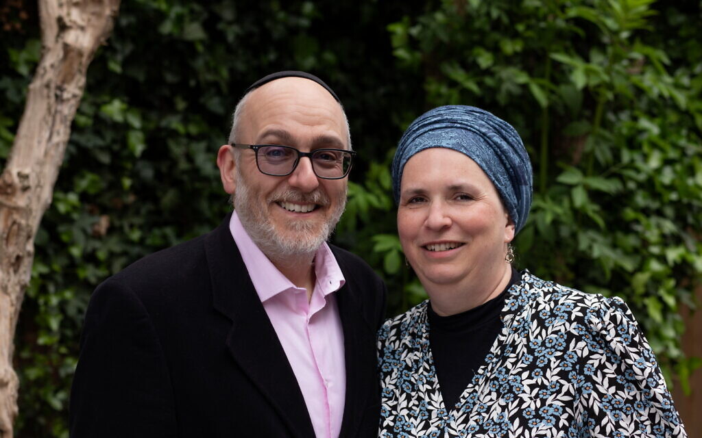 Rabbi Harvey Belovski and rebbetzin Vicki Belovski.