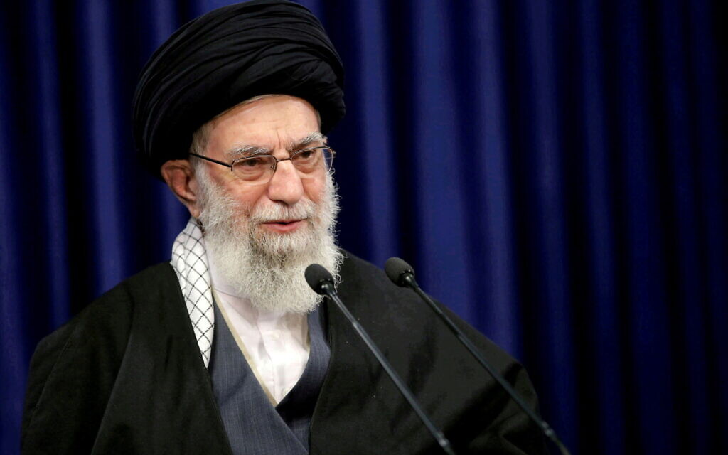 Iranian's humbled Supreme Leader Ayatollah Ali Khamenei (Photo: Handout via Reuters)