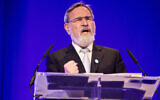 The late Chief Rabbi Jonathan Sacks