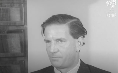 Britain most notorious KGB spy Kim Philby speaks in a video from  BRITISH PATHÉ.