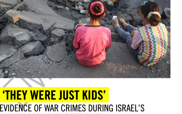 New Amnesty report accuses Israel and the Palestinians of 'likely war crimes'