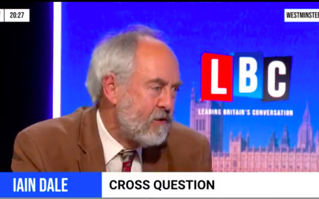 Rabbi Jonathan Romain appears on LBC