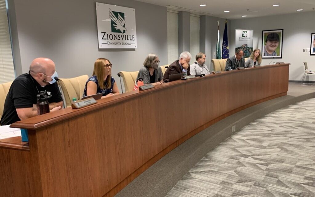 The school board in Zionsville, Indiana.