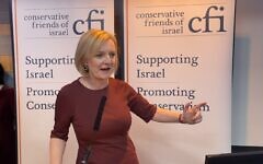 Liz Truss speaks at CFI reception in Birmingham