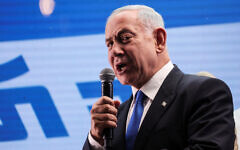 Benjamin Netanyahu addresses his supporters from a truck at a campaign event in the run up to Israel's election. Benjamin Netanyahu addresses his supporters from a truck at a campaign event in the run up to Israel's election.