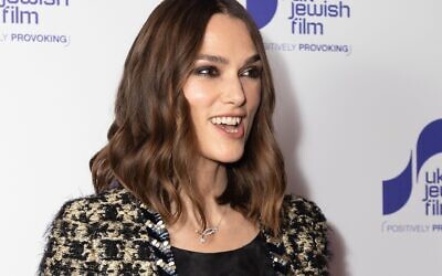 2KF1XBF Keira Knightley attending the Jewish Film Festival UK premiere of Charlotte at the Curzon Mayfair, London. Picture date: Tuesday November 15, 2022.