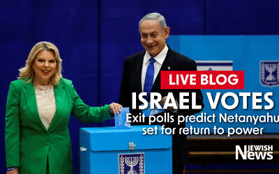 The first exit polls are predicting the pro-Benjamin Netanyahu camp is on course for a slim majority