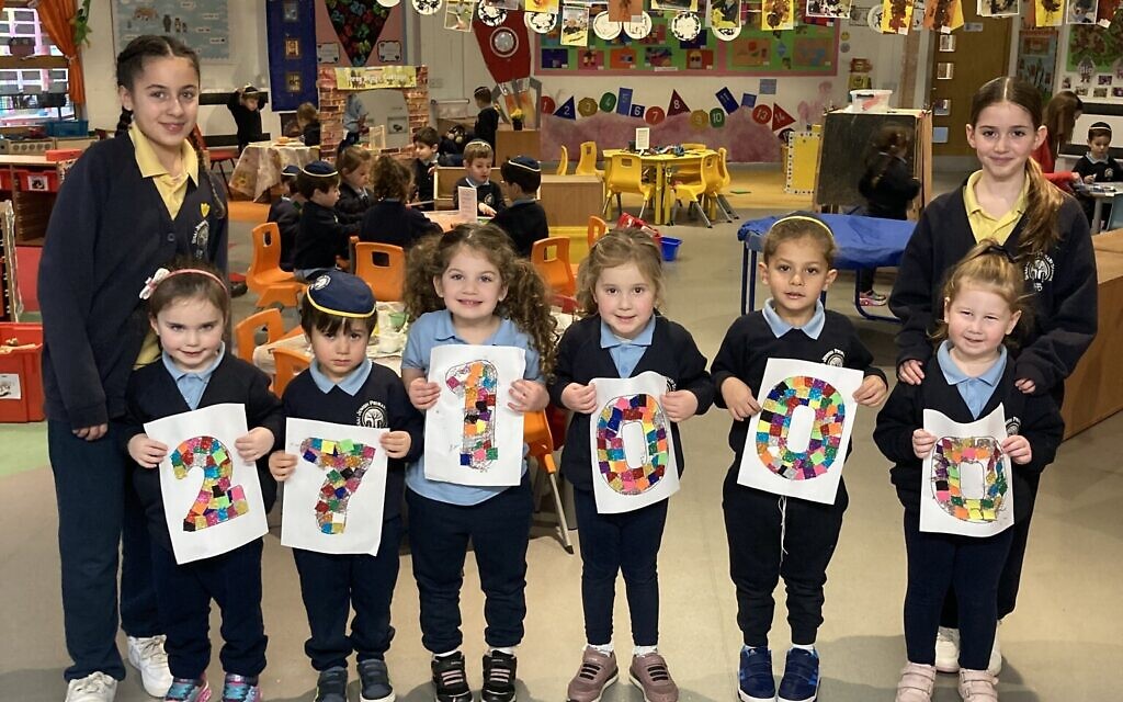 Nursery children at Sinai Primary School. Thanks for helping us report news of the census, guys! Pic: Debbie Joseph.