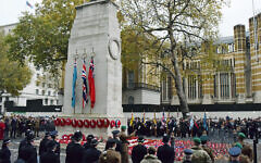 A general view of the annual Association of Jewish Ex-Servicemen and Women parade at the Cenotaph in Whitehall, London. Picture date: Sunday November 20, 2022. A general view of the annual Association of Jewish Ex-Servicemen and Women parade at the Cenotaph in Whitehall, London. Picture date: Sunday November 20, 2022.