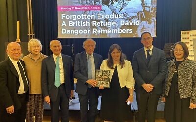 Edwin Shuker with David Dangoor and Israeli Ambassador to the UK, Tzipi Hotovely