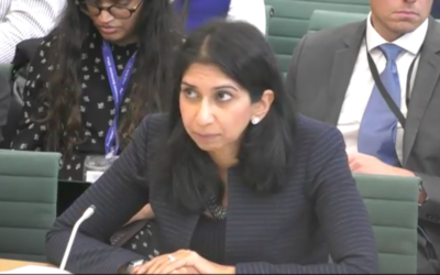 Suella Braverman at home affairs select committee