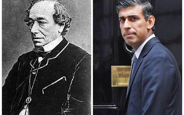 Discourse against Rishi is similar to that against Disraeli, with both being accused of dual-allegiances.