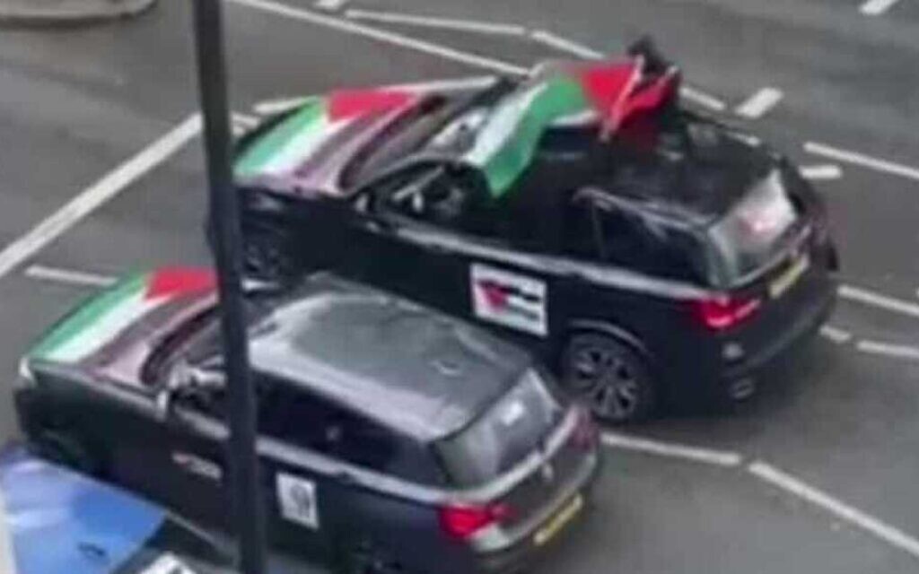 Last year's convoy in north London.