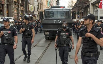 Police in Istanbul, Turkey