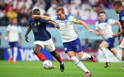 FIFA World Cup Qatar 2022 quarter final match between England and France