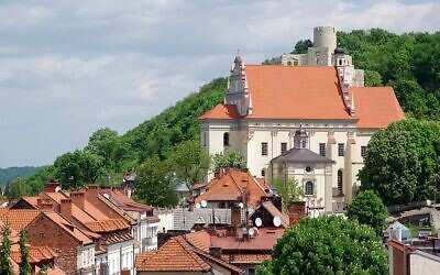 The town of Kazimierz Dolny in eastern Poland