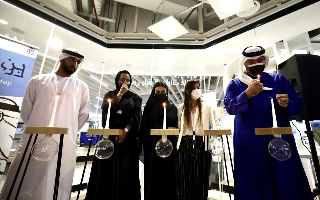 Holocaust Remembrance day in Dubai.