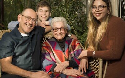 Holocaust survivor Ann Super and her family