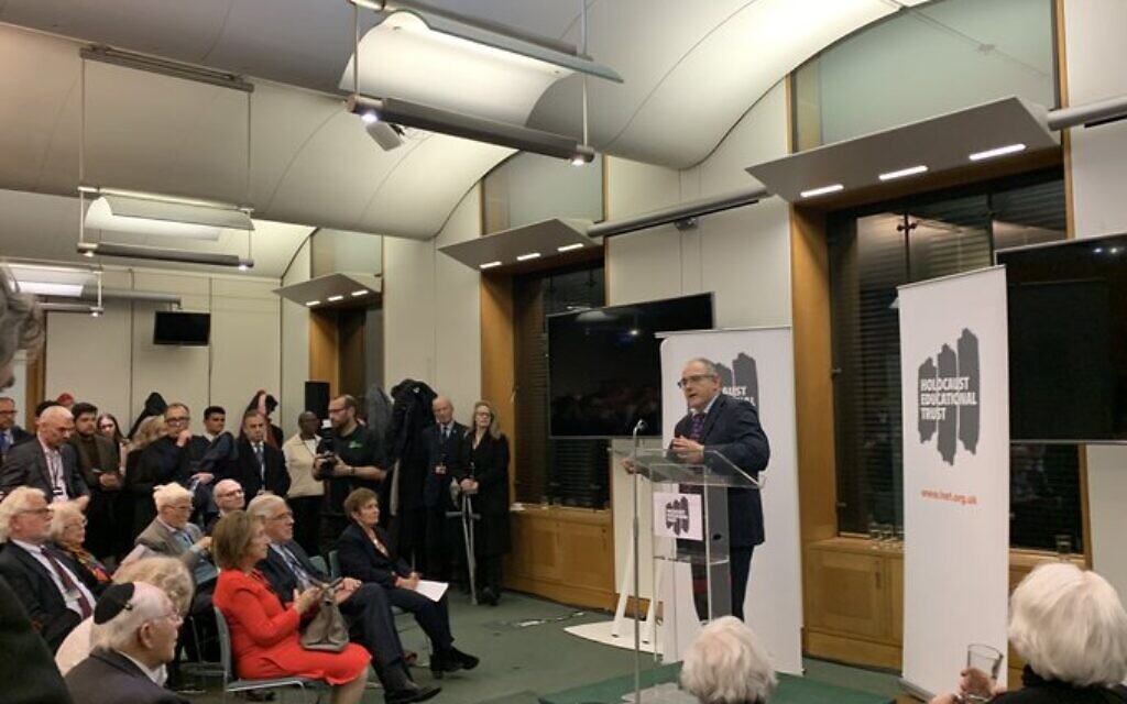 Robert Halfon addresses HET parliamentary reception