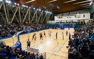 The London Lions in action at the Crystal Palace National Sports Centre