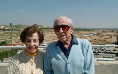 Holocaust refugees Howard and Lotte Marcus, a couple from Long Island, who donated $500 million in 2016 to Ben-Gurion University of the Negev (BGU). Credit: Ben-Gurion University