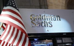 A view of the Goldman Sachs stall on the floor of the New York Stock Exchange A view of the Goldman Sachs stall on the floor of the New York Stock Exchange