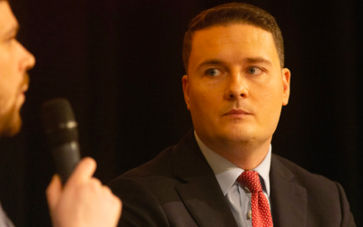 Wes Streeting in conversation with Henry Zeffman at JLM conference

Photo Ian Vogler