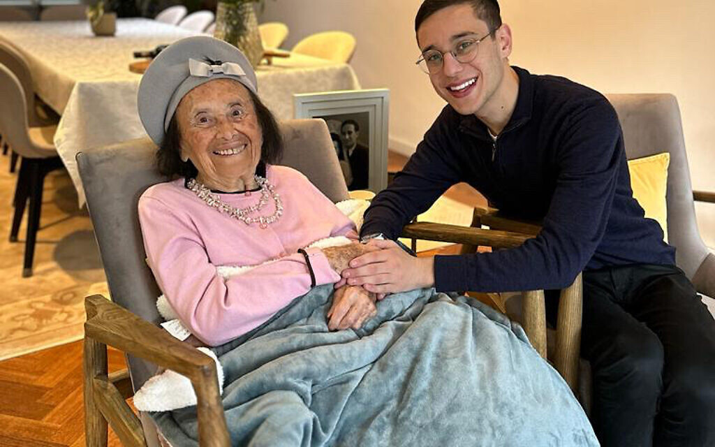 Lily with Dov.