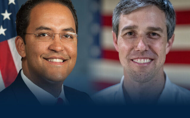 Republican Congressman Will Hurd (left) and Democrat Congressman Beto O’Rourke