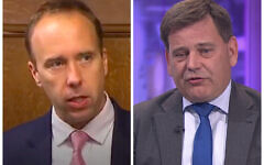 Matt Hancock is refusing to back down over his claim that suspended Tory MP Andrew Bridgen Matt Hancock is refusing to back down over his claim that suspended Tory MP Andrew Bridgen