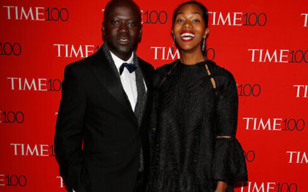 David Adjaye and Ashley Shaw-Scott arrive for the Time 100 Gala in the Manhattan borough of New York, New York, U.S. April 25, 2017. Picture taken April 25, 2017.  REUTERS/Carlo Allegri