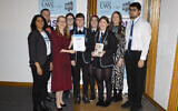 EDINBURGH, SCOTLAND - FEBRUARY 09: Brannock High School during a Visions Schools Award ceremony at the Scottish Parliament, on February 09, 2023, in Edinburgh, Scotland. (Photo by Alan Harvey / SNS Group)