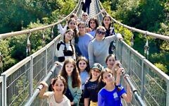 Emunah daughters on a nature hike, 2023. Pic: British Emunah