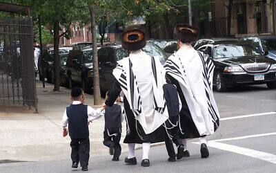 Wikipedia. Ultra-Orthodox Jewish residents in Brooklyn, New York.