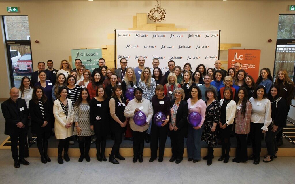 Group photograph of the attendees of the JLC International Women’s Day event at Finchley Reform Synagogue. Pic: Mark Thomas