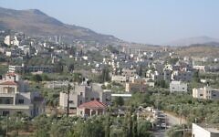 The town of Huwara near Nablus in the West Bank The town of Huwara near Nablus in the West Bank