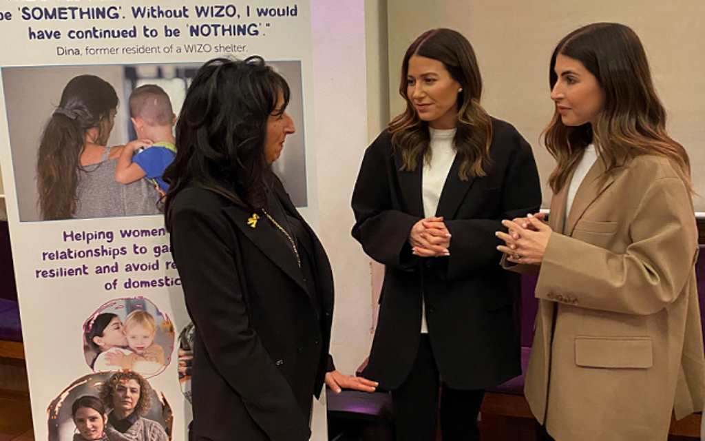 Annabel Stelzer, Chair at WIZOUK, with Philippa Ross and Sarah Ellis