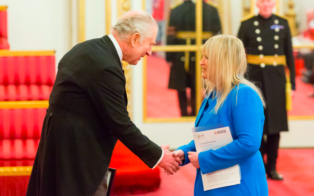 Marie van der Zyl congratulates King Charles ahead of his coronation
credit © IJP Event Photos 2023
