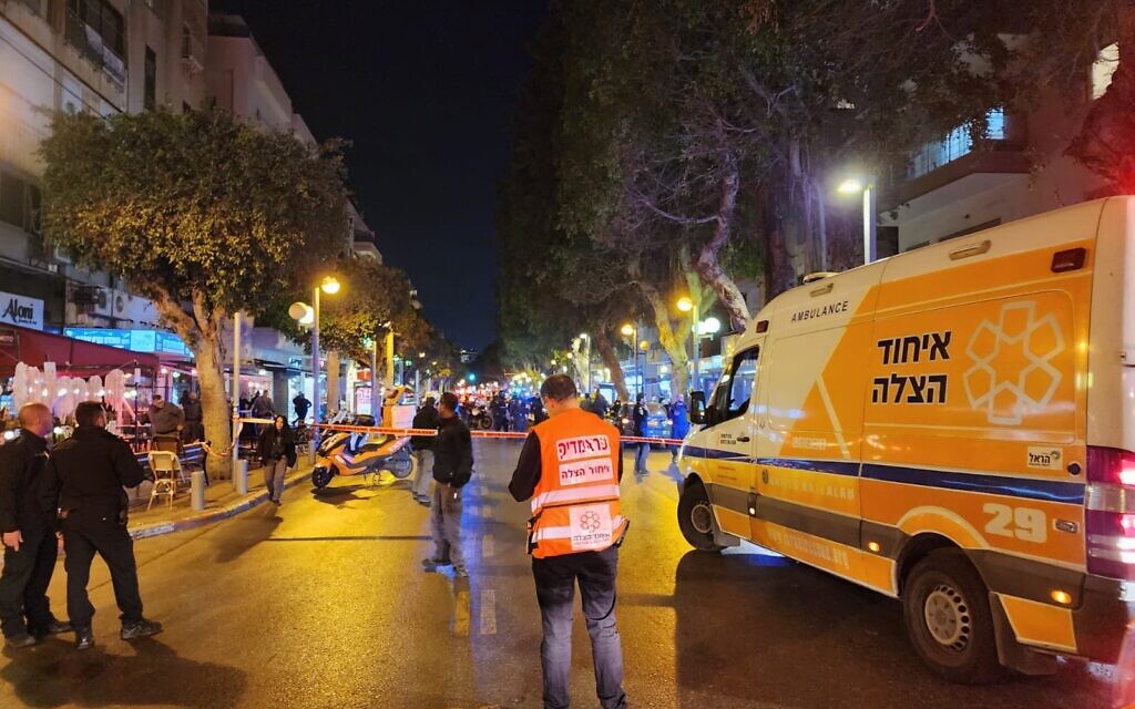Dizengoff Street, Tel Aviv. Credit: United Hatzalah