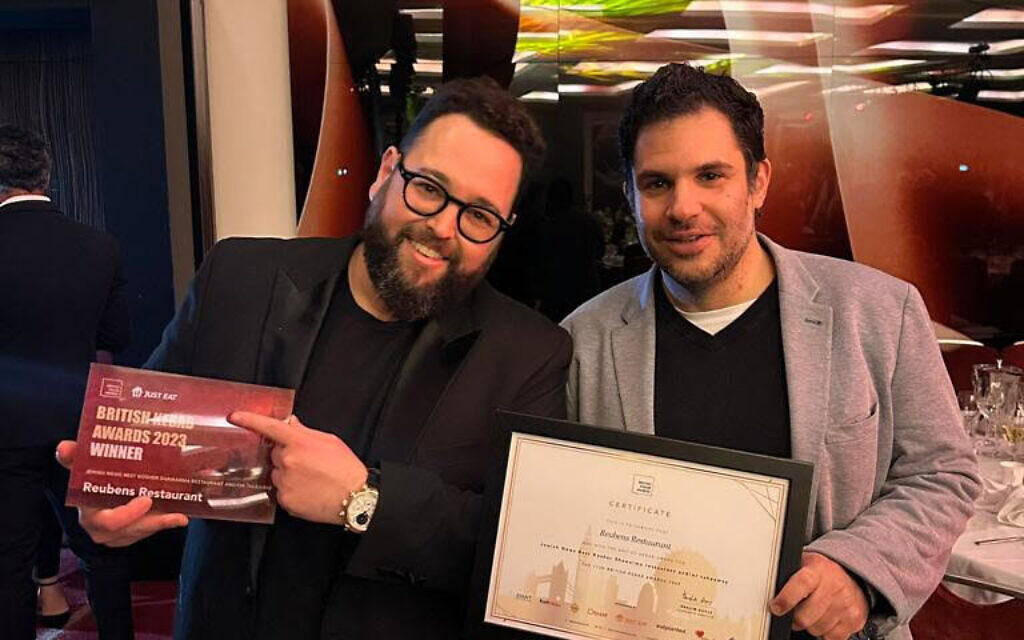 Reubens Lee Landau and Jewish News Justin Cohen