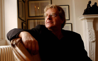 Jerry Springer poses for a photograph at his management's office. Springer, the one-time US mayor whose show unleashed chaos on TV screens, has died at the age of 79.