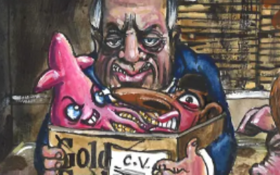 The Guardian, Martin Rowson's anti semitic cartoon of Richard Sharp.