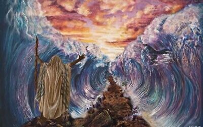 Parting of the Red Sea. pic: Chabad