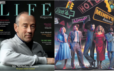 Cover star Sir Nicholas Hytner and his production of Guys and Dolls