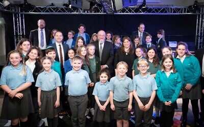Children's Choir with dignitaries. Pic: Meron Persey Photography.